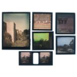Autochromes. A collection of 13 stereo autochromes & 1 quarter-plate autochrome, early 20th century