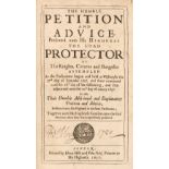 Cromwell (Oliver). The Humble Petition and Advice ... unto His Highness the Lord Protector, 1657