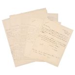 Forester (Cecil Scott, 1899-1966). Series of 7 Autograph Letters Signed