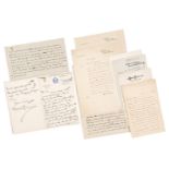 Drinkwater (John, 1882-1937). An archive of autograph letters and documents by or to John