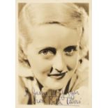 Davis (Bette, 1908-1989). Photograph Signed, 'Bette Davis'