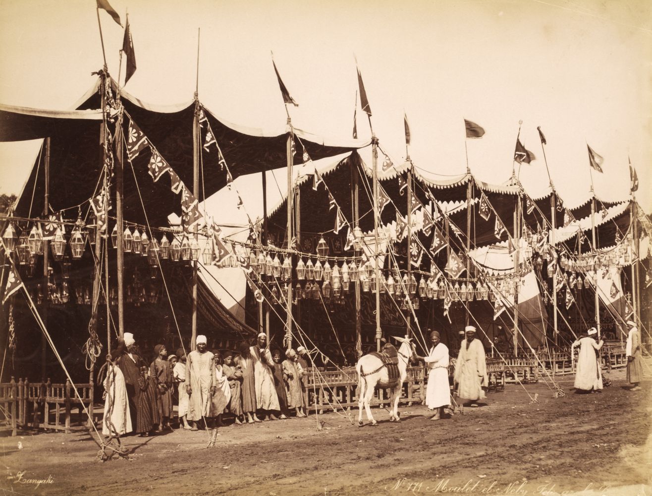 Egypt. An album containing 90 mounted photographs by Arnoux, Zangaki, Bonfils et al., c. 1890s