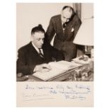 Poulenc (Francis, 1899-1963) & Bernac (Pierre, 1899-1979), photograph, c. 1960