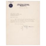 Hoover (John Edgar, 1895-1972). Typed Letter Signed, 'J. Edgar Hoover', 15 February 1944