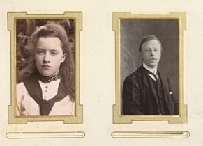 Cartes de Visite. A group of 6 cartes-de-visite photographs albums, c. 1860s and later
