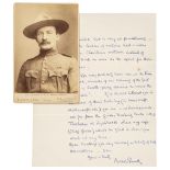 Baden-Powell (Robert, 1857-1941). Autograph Letter Signed, 'Badenpowell', 1 September 1937