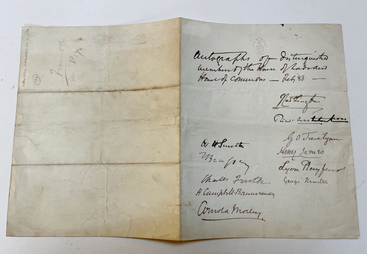 British Prime Ministers. A group of 7 autographs of British prime ministers - Image 5 of 13