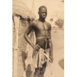 Central Africa. A group of four assorted male portrait studies, c. 1900/1930