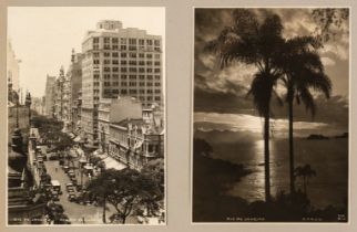 Brazil. A group of approximately 50 photographs of Rio de Janeiro & other Brazilian scenes, c. 1920