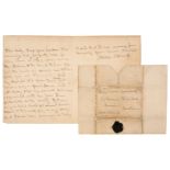 Nelson (Horatio, 1758-1805). Autograph Letter Signed, 'Nelson & Bronte', 17 October 1801