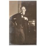 Churchill (Winston Spencer, 1874-1965). Signed Photograph, ‘Winston S. Churchill’, 1904