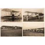Postcards. A group of 86 early aviation postcards, early 20th century