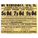 Bell (John). Account of Queen Victoria passing through Newcastle upon Tyne, 1849, circa 1850