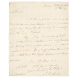 Royal Servants. A collection of 72 Autograph Letters Signed & Typed Letters Signed, 1797