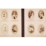 Gurney Family Photographs. A collection of 110 cartes de visite and 24 cabinet cards, 1860