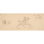 Baden-Powell (Robert, 1857-1941). 'Sketch for page 187..., c. 1923