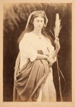 Cameron (Julia Margaret, 1815-1879). Alice Liddell as St Agnes, October 1872, albumen print