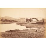 India. A group of 3 views of Ootacamund in Tamil Nadu, India, c. 1870s