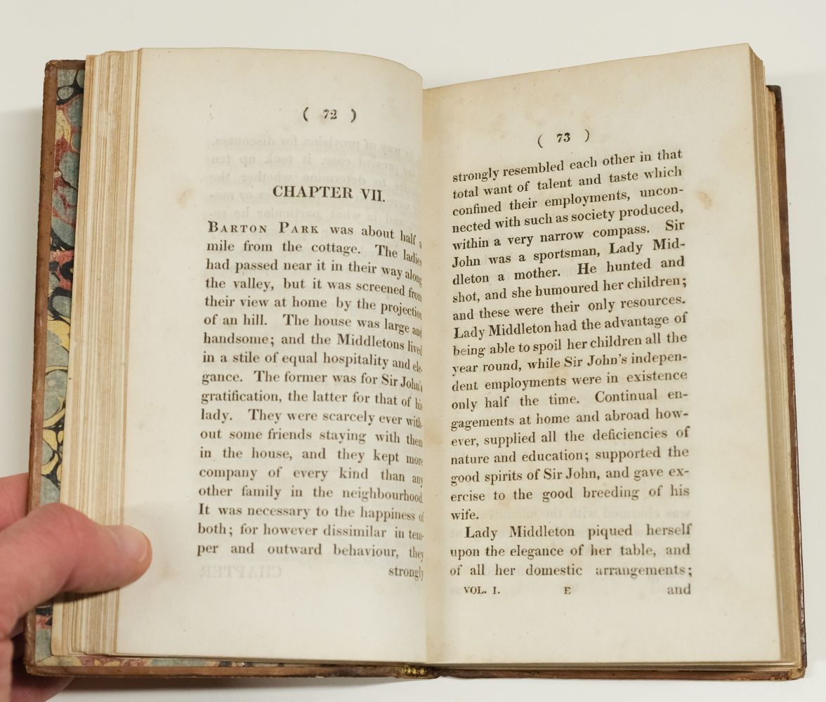 Austen, Jane. Sense and Sensibility: A Novel, 3 volumes, 1st edition, 1811 - Image 9 of 30