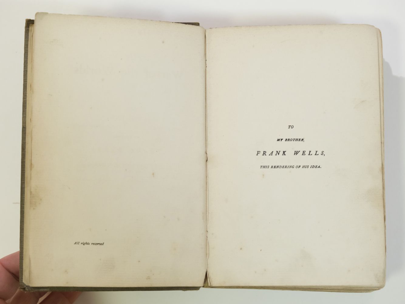 H. G. Wells War of The Worlds, 1st edition, 1st issue, 1898 - Image 7 of 13