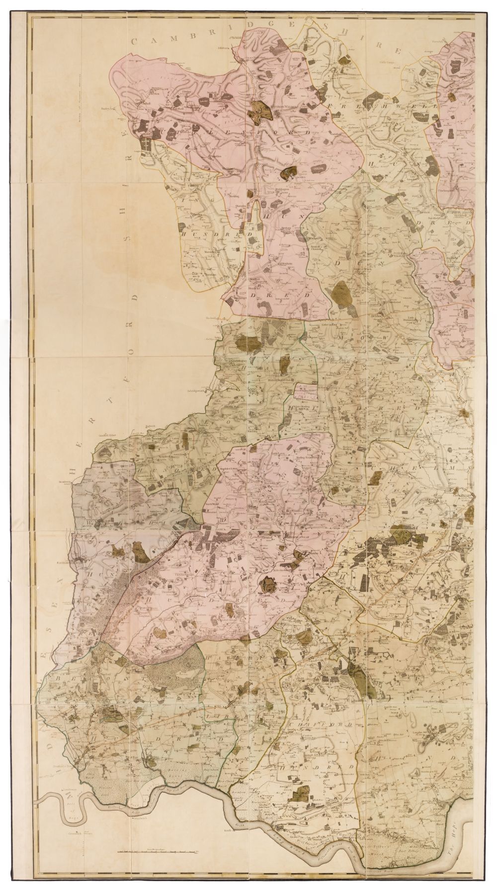 Essex. Essex. Chapman J. & Andre P.), A map of the County of Essex, from an actual Survey..., 1785 - Image 4 of 4