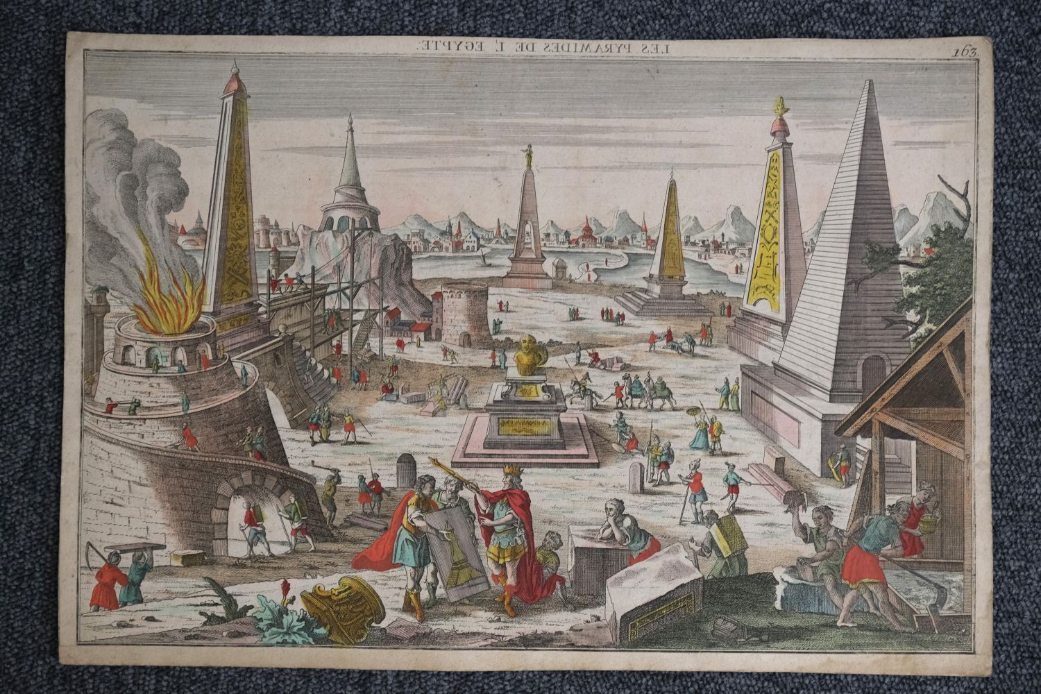 Vues d'Optique. The Seven Wonders of the World, circa 1780 - Image 6 of 12