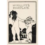 Bookplates. Three albums of bookplates containing approximately 328 bookplates, 18th-20th century