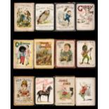 De La Rue (Thomas & Co.). Complete set of 12 Pictorial Card Games, 1890-1914