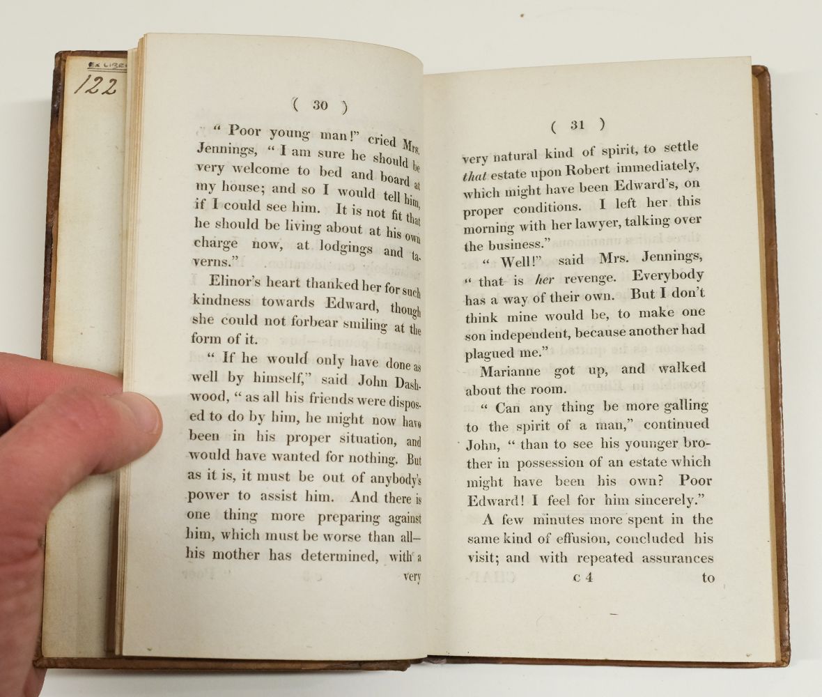 Austen, Jane. Sense and Sensibility: A Novel, 3 volumes, 1st edition, 1811 - Image 26 of 30