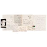 Heaney (Seamus, 1939-2013). A collection of 8 autograph manuscript letters