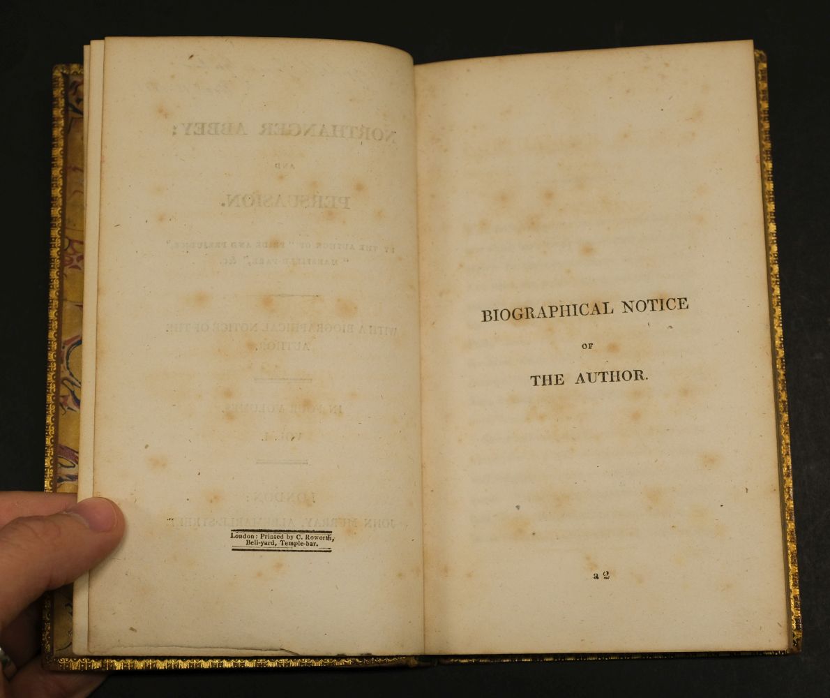 Austen, Jane. Northanger Abbey: and Persuasion. 4 volumes, 1st edition, John Murray, 1818 - Image 10 of 45