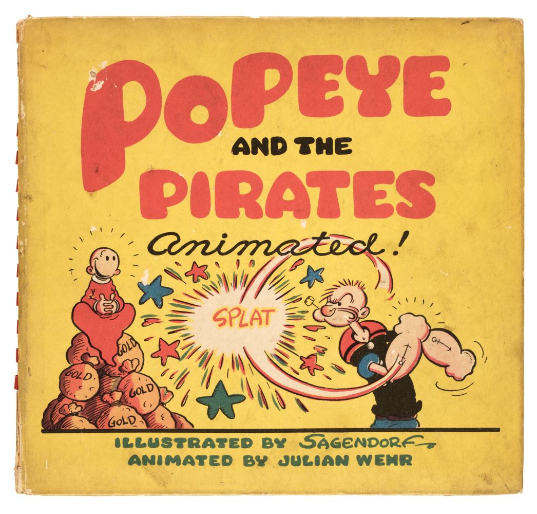 Moveable books. Popeye and the Pirates, 1945 - Image 4 of 4