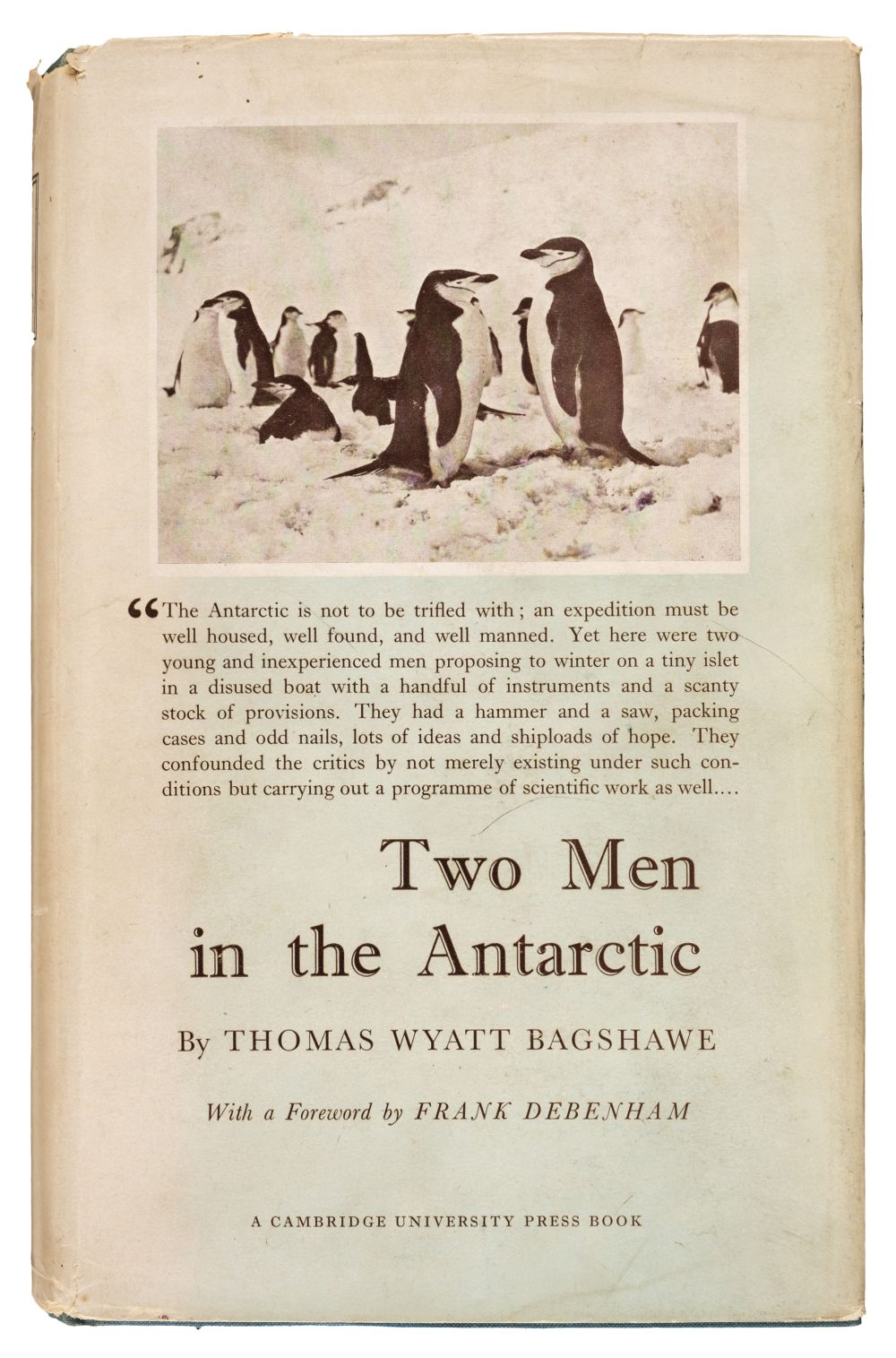 Bagshawe (Thomas Wyatt). Two Men in the Antarctic, 1939