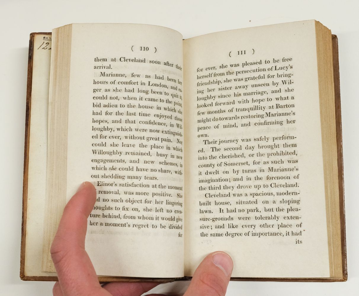 Austen, Jane. Sense and Sensibility: A Novel, 3 volumes, 1st edition, 1811 - Image 27 of 30