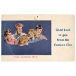 Blyton (Enid, 1897-1968). Two Autograph Postcards Signed, 'Enid Blyton', c. 1956