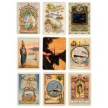 Shipping Playing Cards. A collection of single advertising playing cards, 1890-1950