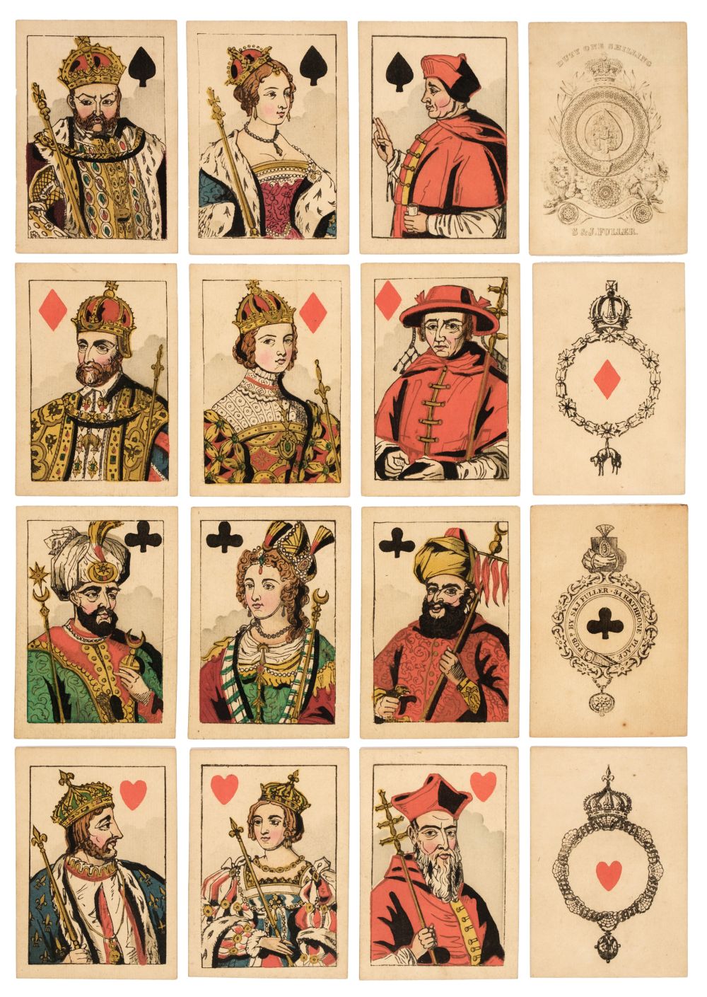 Fuller (S. and J., publishers). Imperial Royal Playing Cards, circa 1828