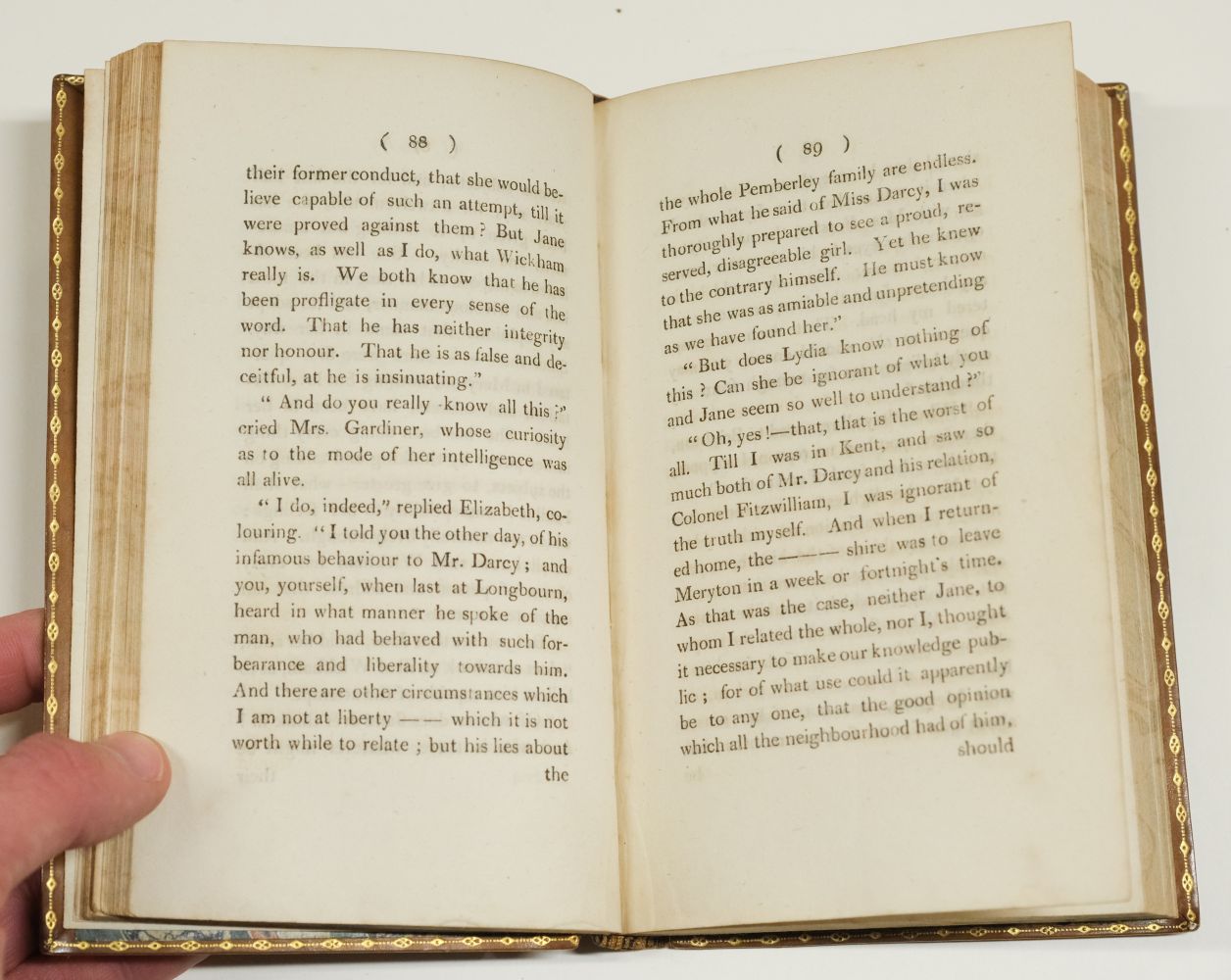 Austen, Jane. Pride and Prejudice: A Novel... 3 volumes, 1st edition, 1813 - Image 38 of 41