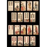 German playing cards. Bavarian historical, Munich: Cajetan Göbl, circa 1850