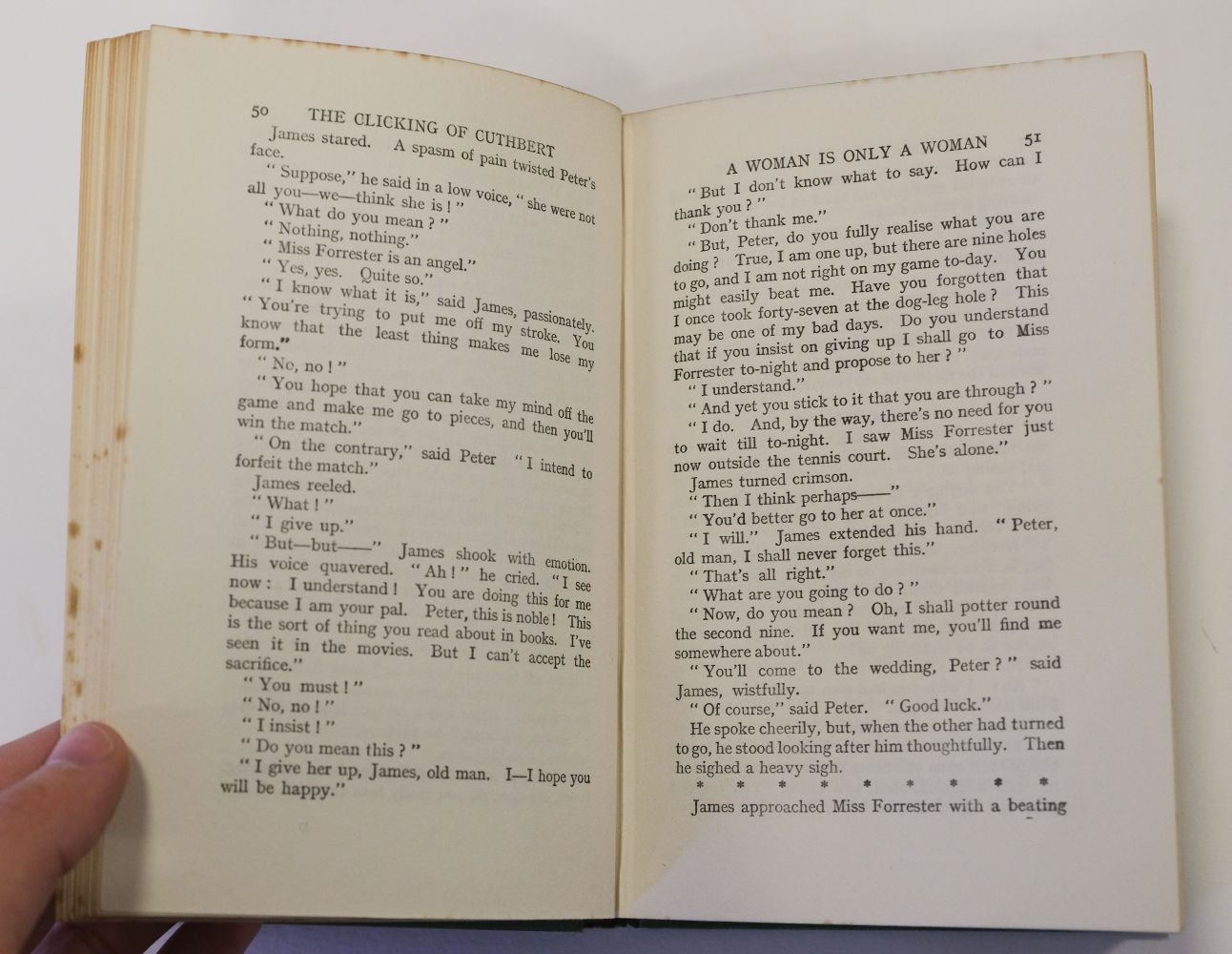 Wodehouse (P.G.). The Clicking of Cuthbert, 1st edition, 1922 - Image 11 of 12