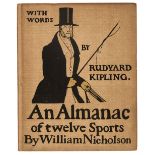 Nicholson (William). An Almanac of Twelve Sports, 1st edition, William Heinemann, 1898