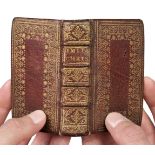 Miniature book. De Imitatione Christi, Libri Quatuor, by Thomas A Kempis, 1656