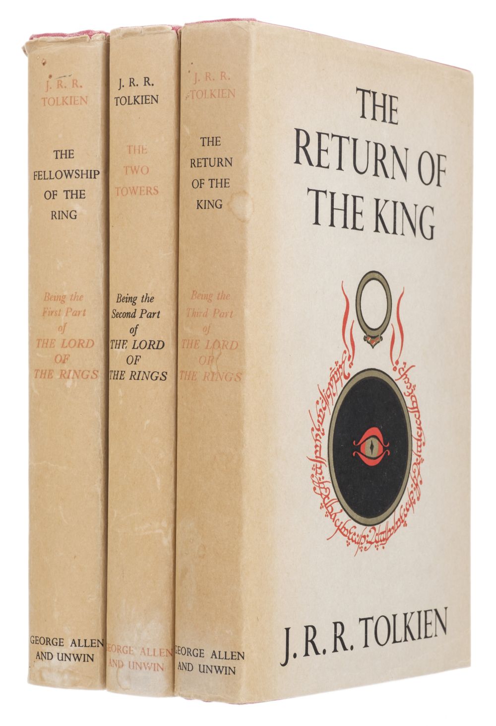 Tolkien (J.R.R). The Lord of the Rings, 3 volumes, 1965