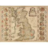 British Isles. Speed (John), Britain as it was devided in the tyme of the English Saxons..., 1676