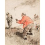 Thomas (Bert, 1883-1966). Golfing cartoon