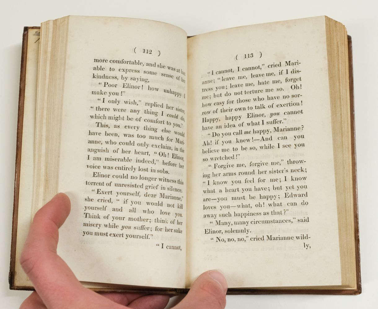 Austen, Jane. Sense and Sensibility: A Novel, 3 volumes, 1st edition, 1811 - Image 18 of 30