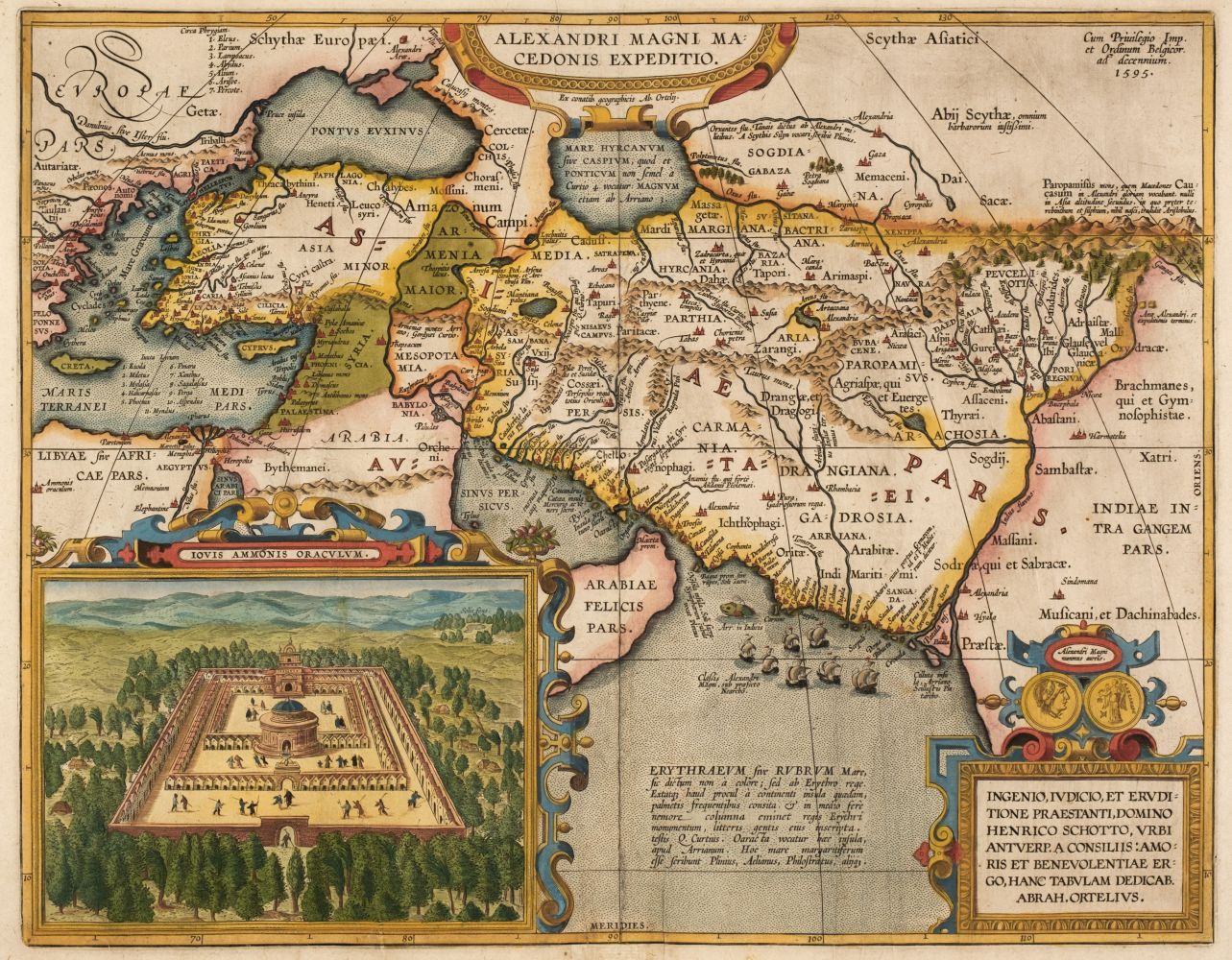 Ortelius (Abraham). Alexandri Magni Macedonis Expeditio, Antwerp, circa 1624