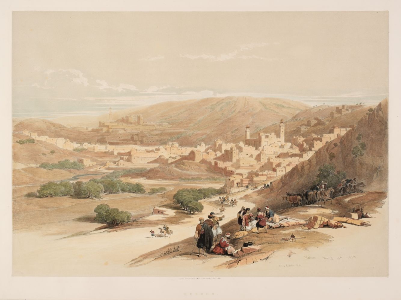 Roberts (David). A collection of 11 views in the Holy Land, circa 1844