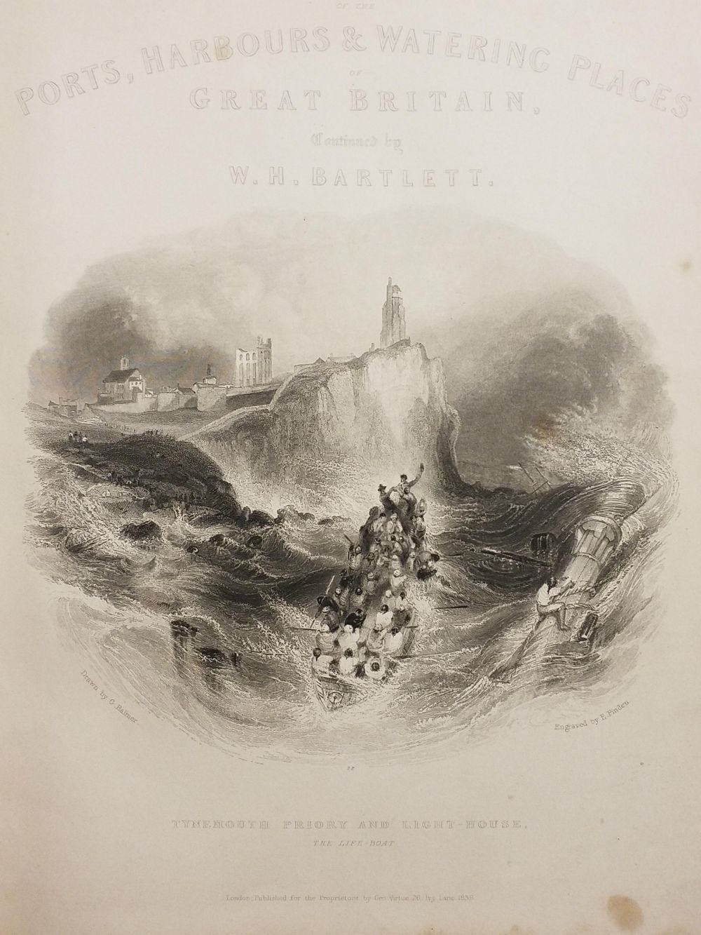 Beattie (William). The Ports, Harbours, Watering-places and Coast Scenery of Great Britain, 2 vols.,
