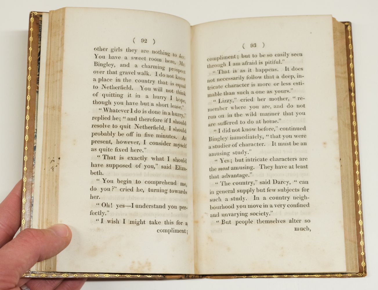 Austen, Jane. Pride and Prejudice: A Novel... 3 volumes, 1st edition, 1813 - Image 13 of 41